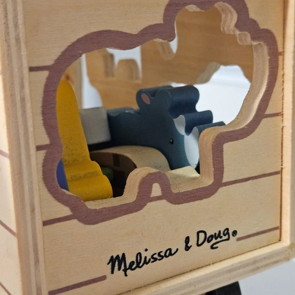 Melissa & Doug Animal Rescue Truck Shape Sorter Safari 5180 Learning Educational
